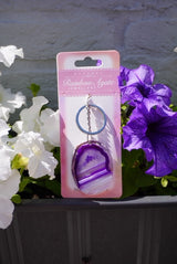 Agaatschijf sleutelhanger