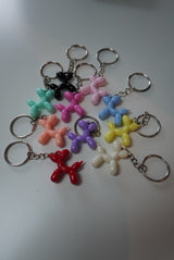 Kleurrijke Ballonhond Sleutelhanger
