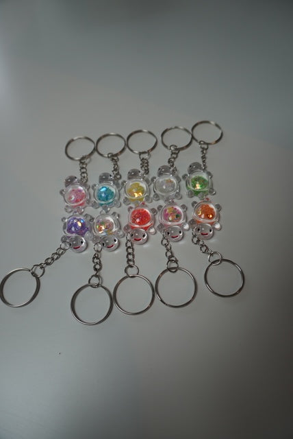 Glow schildpad sleutelhangers